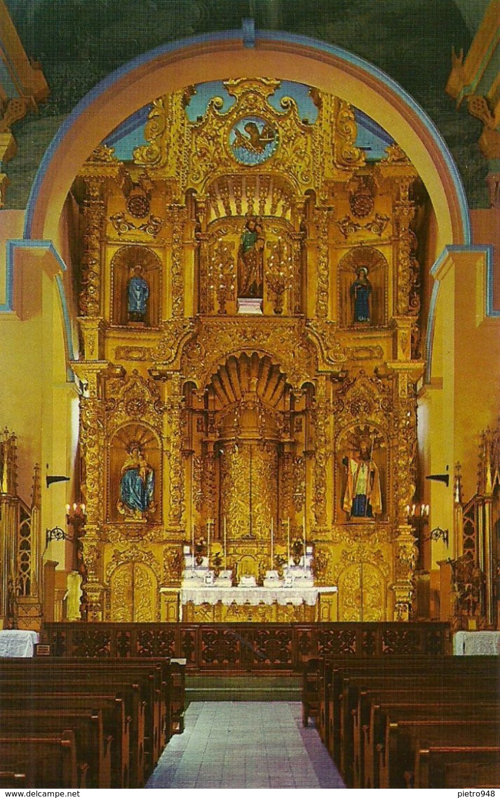 Republica De Panama, Panama, Iglesia De San José, El Altar De Oro, The Church Of St. José, The Golden Altar - Panama