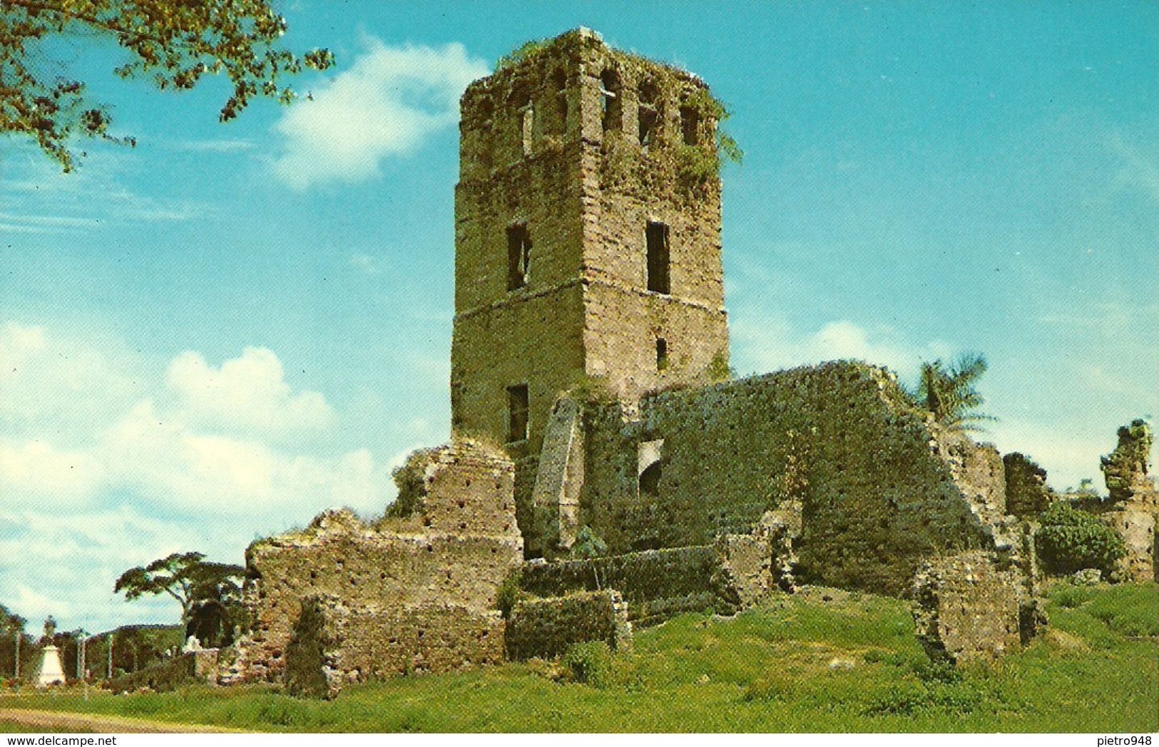 Republica De Panama, Ruinas De La Catedral En Panama La Vieja, Ruins Of The Cathedral In Old Panama, - Panama