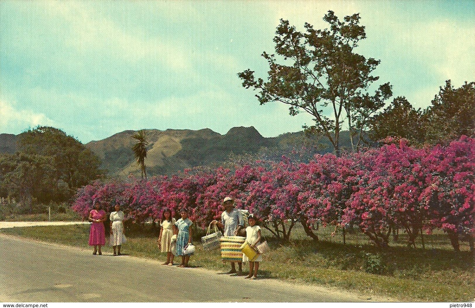 Republica De Panama, El Valle De Anton, Prov. De Coclé, The Sleeping Indian, A Symbol In The Chain Of Mountains - Panama