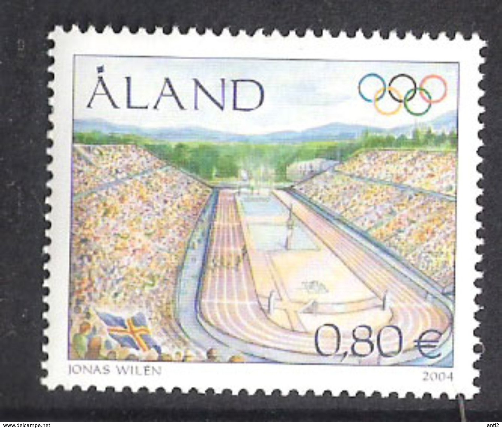 Åland Aland 2004  Summer Olympic Games Athens, Olympic Stadium, Athens (1896)  Mi  240 MNH(**) - Aland