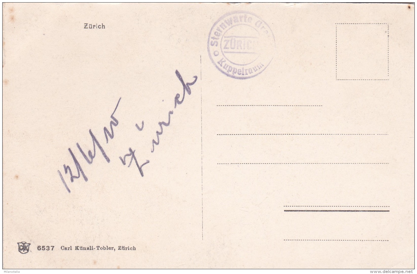 Zürich Mondscheinkarte (6537) * 12. 6. 1910 - Zürich