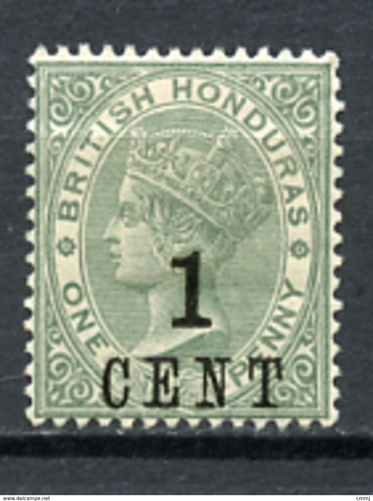1891 -  BRITISH HONDURAS - Mi. Nr. 28 - LH -  (UP.70.26) - British Honduras (...-1970)