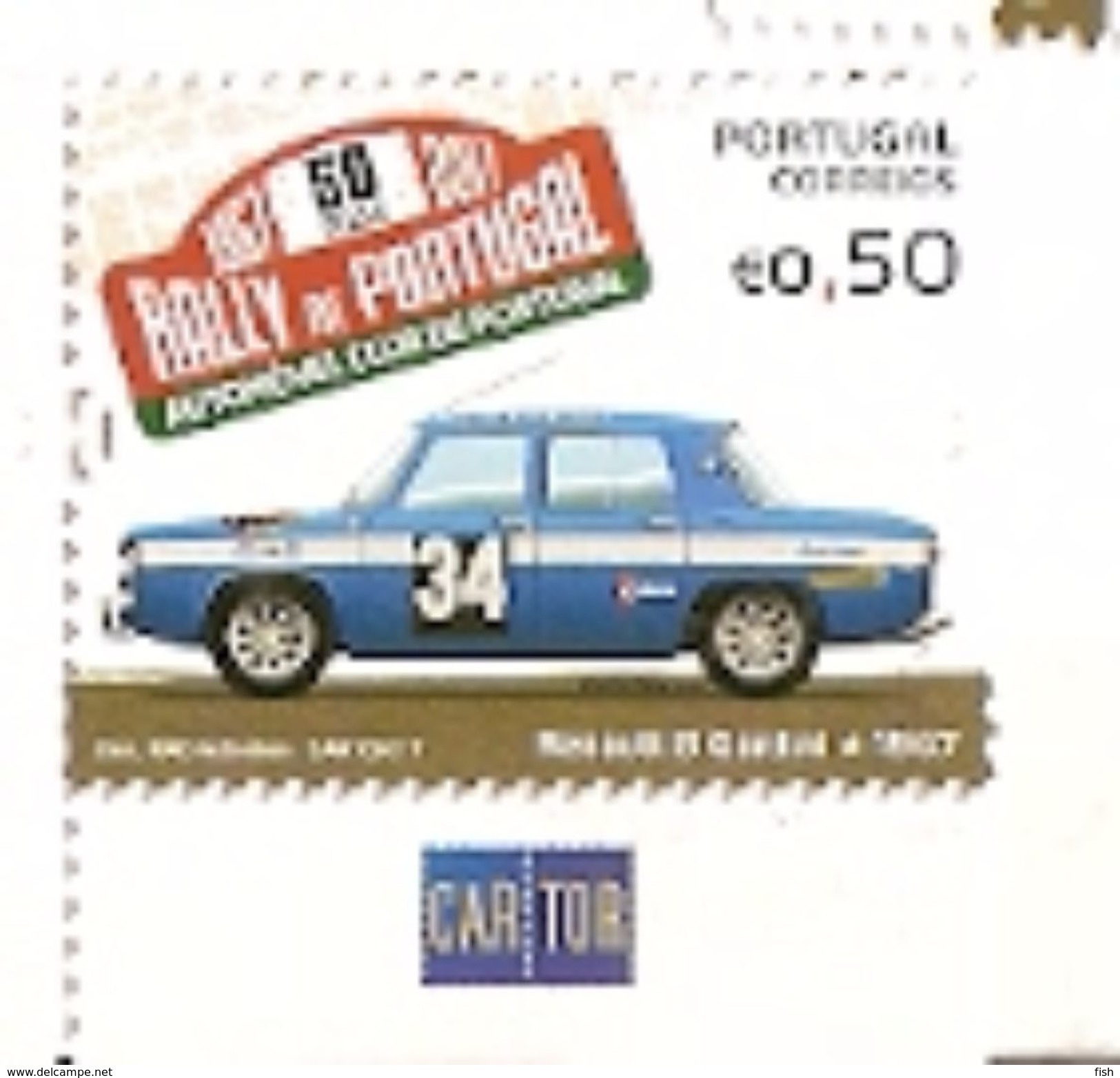 Portugal ** & 50 Years Rally Portugal,  Renault 8 Gordini 1967-2017 (6789) - Cars