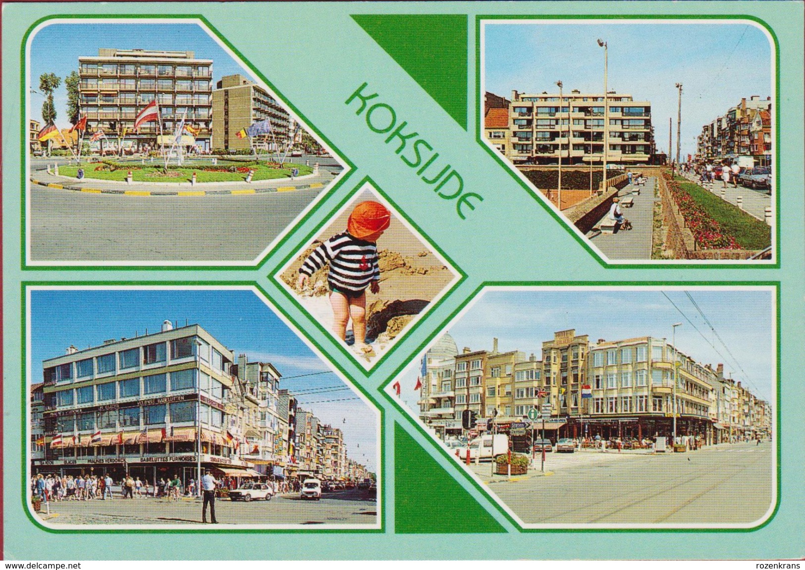 Grote Kaart Grand Format Koksijde Groeten Uit 1997 - Koksijde