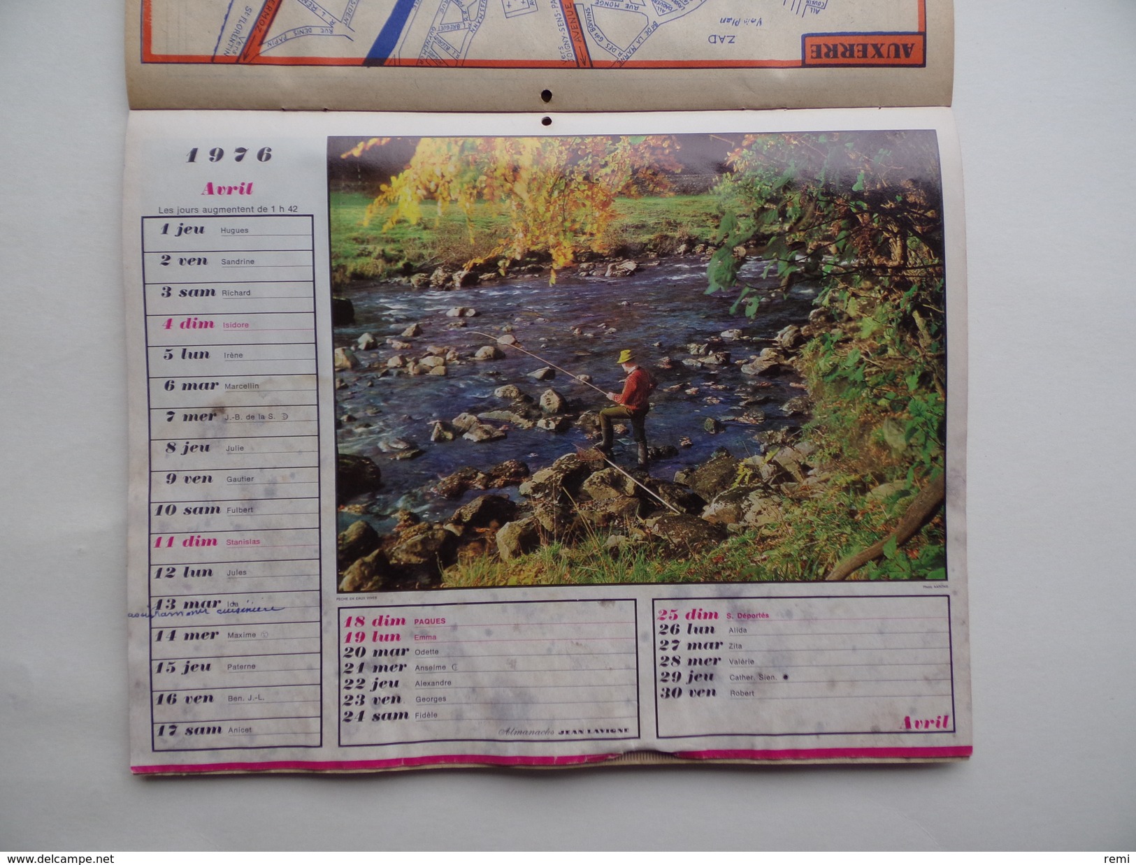 CALENDRIER P.T.T. POSTE POSTES 1976 ALMANACH CALENDAR KALENDER - Grand Format : 1971-80