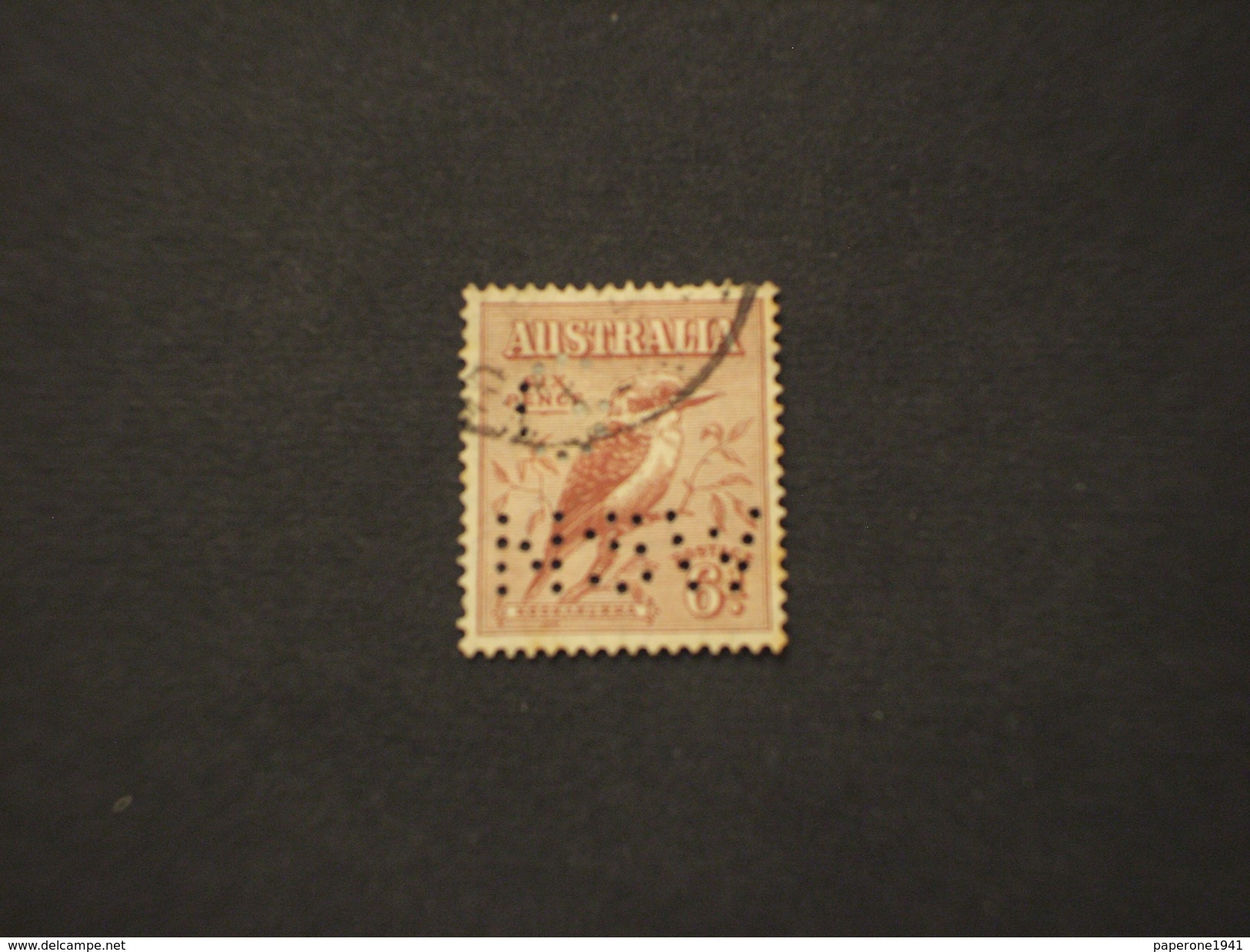 N.S.W. - SERVIZIO - 1927 Uccello  6 P. (perfin  NSW) - TIMBRATO/USED - Usati