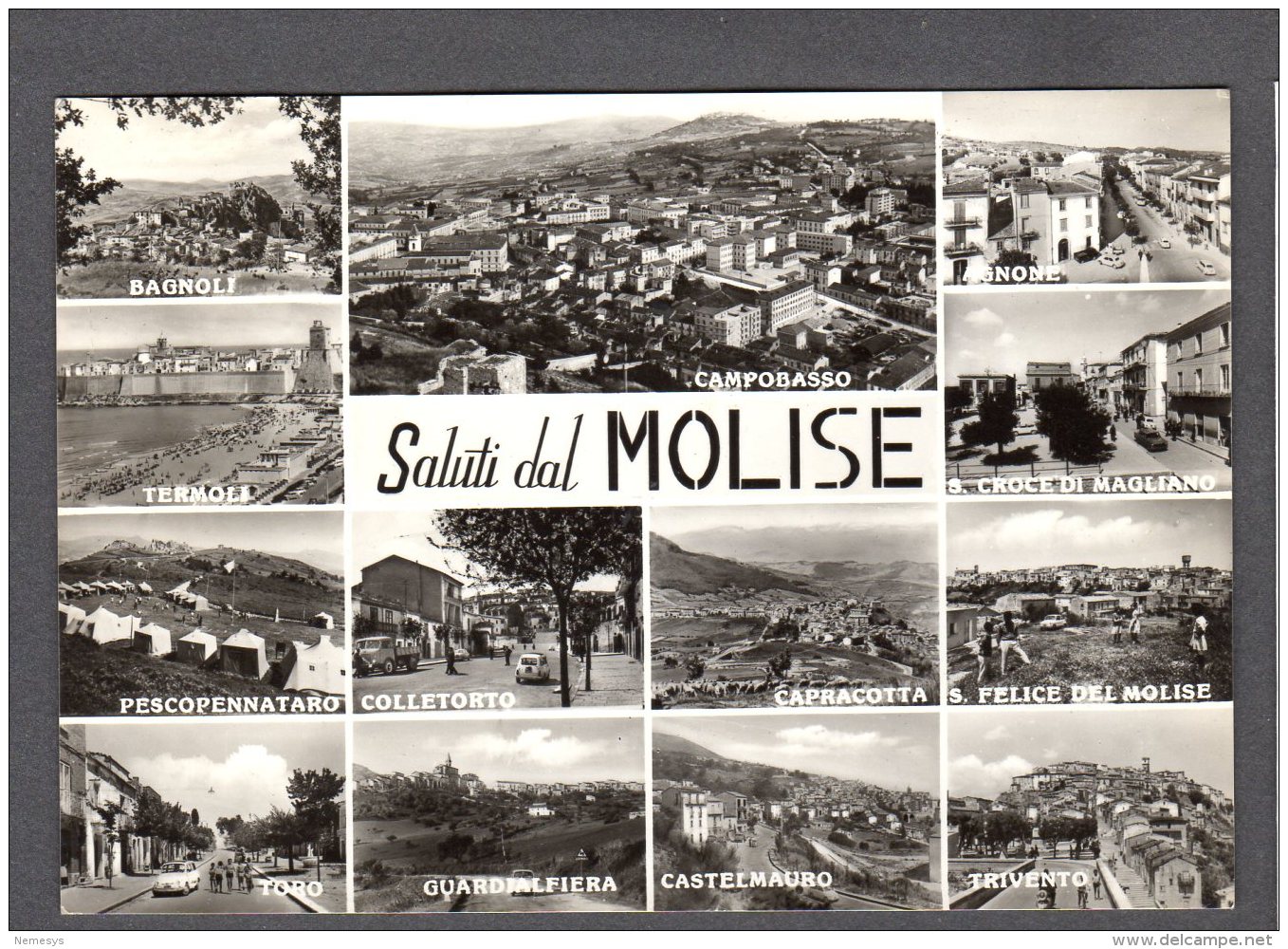 1964 SALUTI DAL MOLISE Vedutine FG V  SEE 2 SCANS - Other & Unclassified