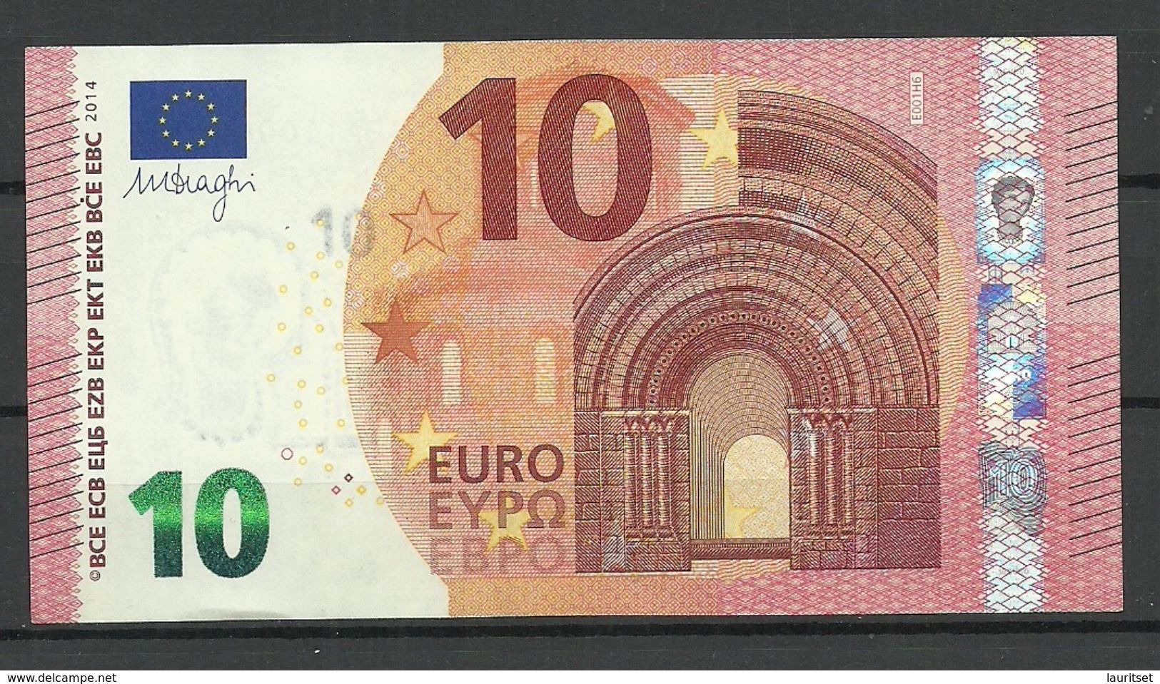 SLOVAKIA 10 EUR 2014 E-Serie Banknote - 10 Euro