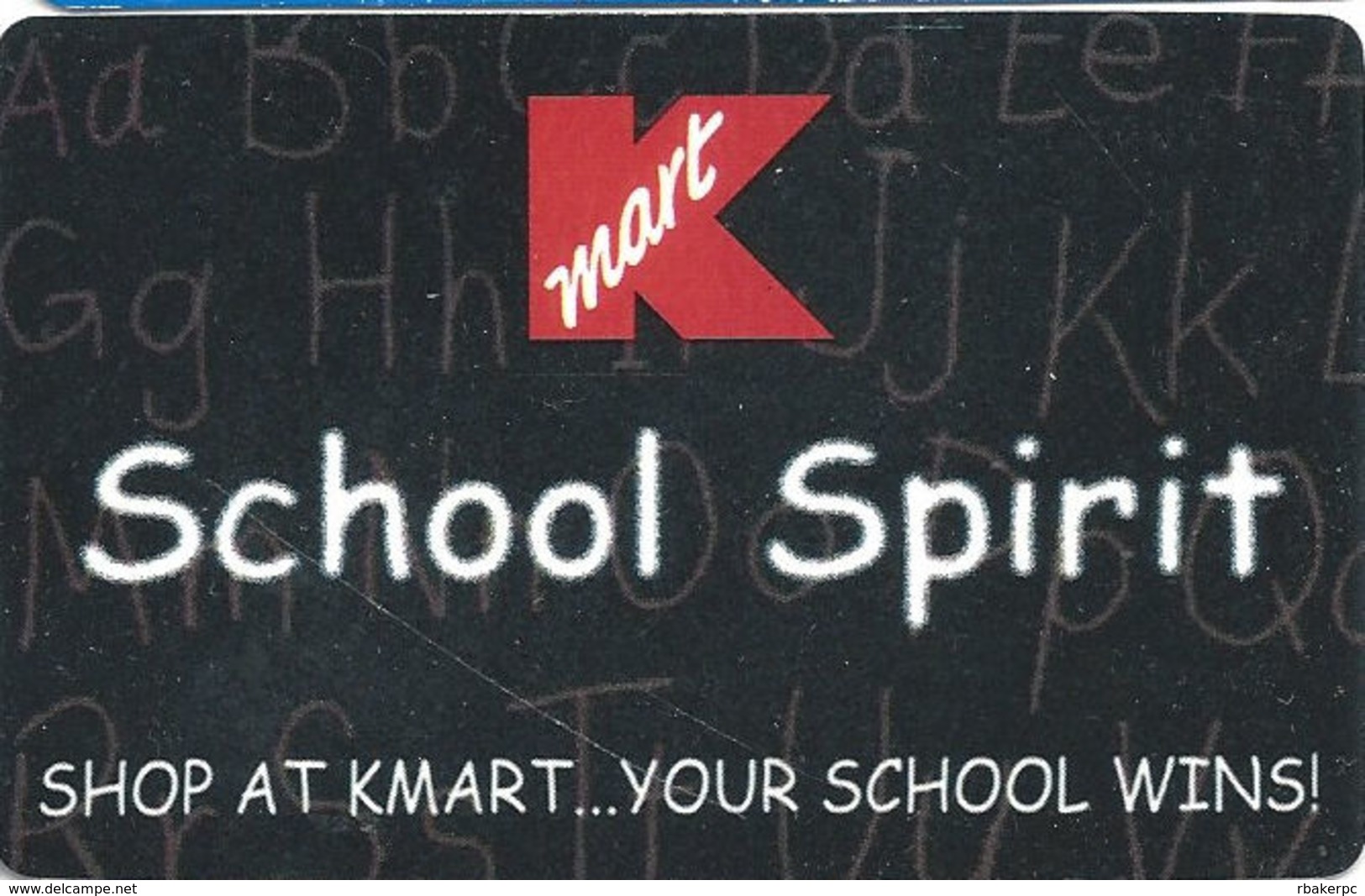 Kmart School Spirit - Laminated Paper Card - Other & Unclassified