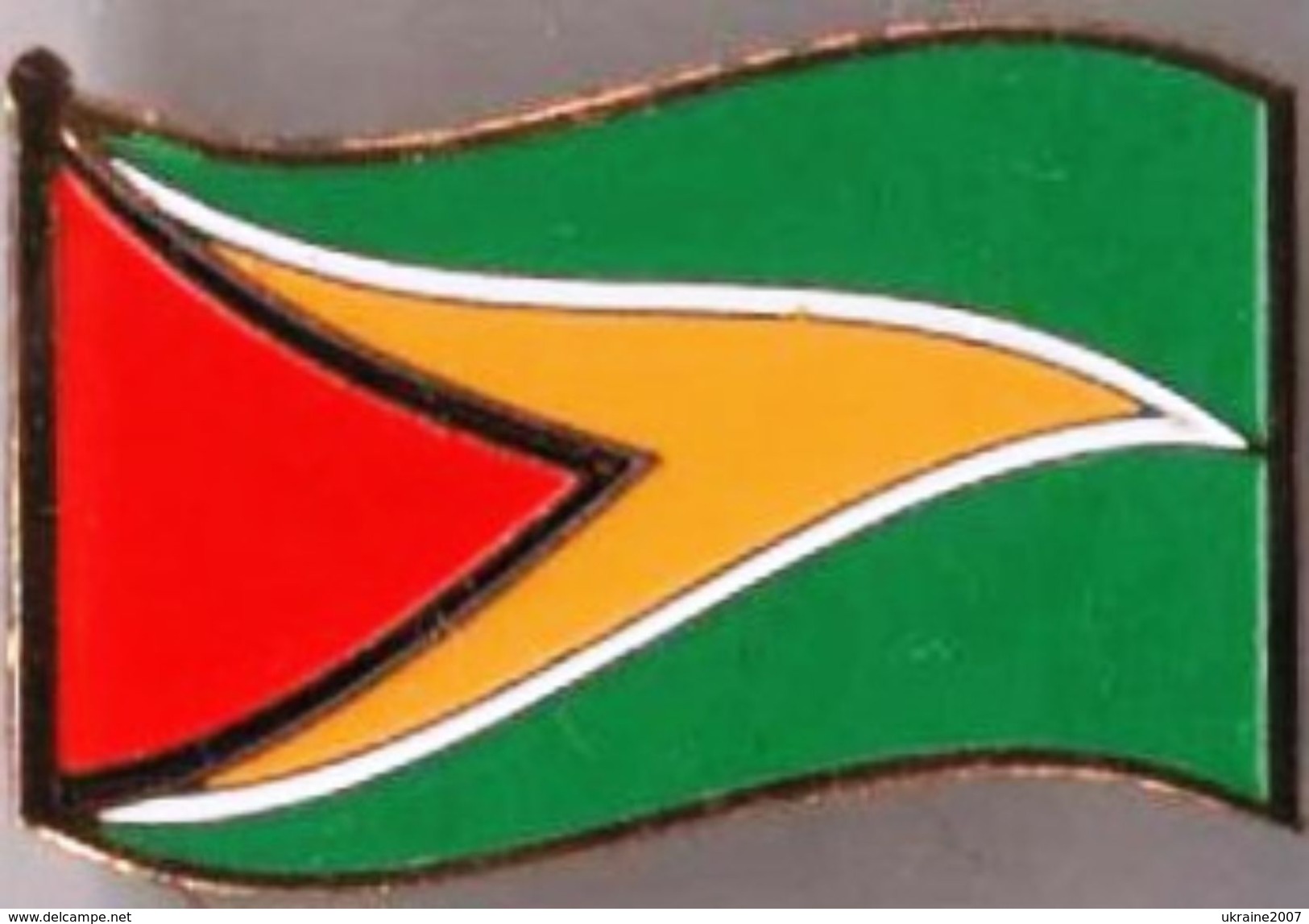 Pin / Badge Flag Guyana - Other & Unclassified
