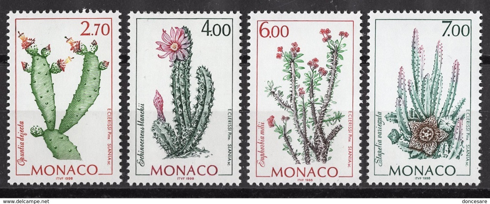 MONACO 1998 - SERIE N° 2164 A 2167 - 4 TP NEUFS** - Neufs