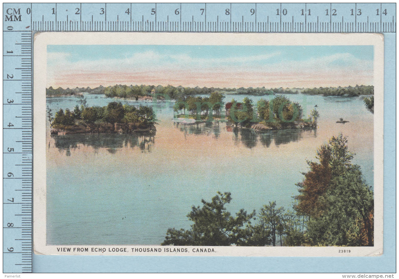 Thousand Island Ontario Canada - View From Echo Lodge -  Postcard Carte Postale - Thousand Islands