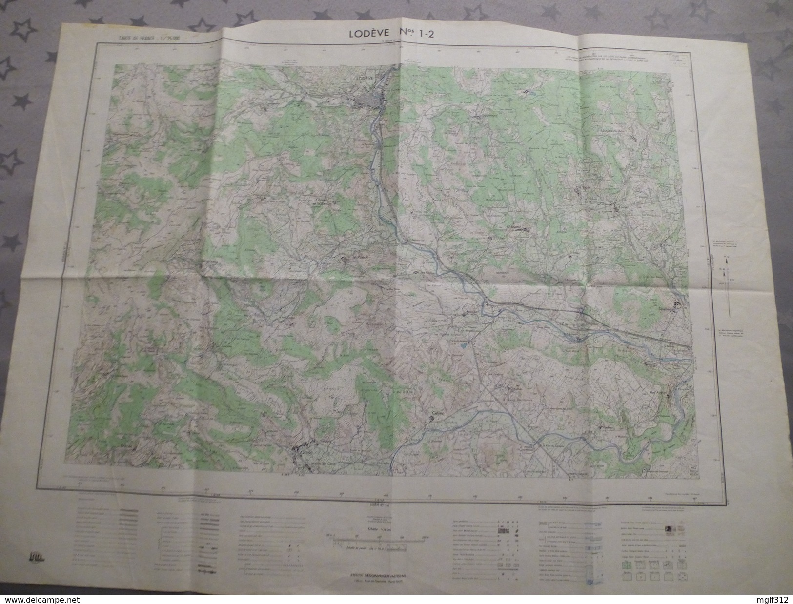 LODEVE (34) LOT De  3 CARTES  IGN Au 1/25000 - Détails Voir Les Scans - Topographical Maps