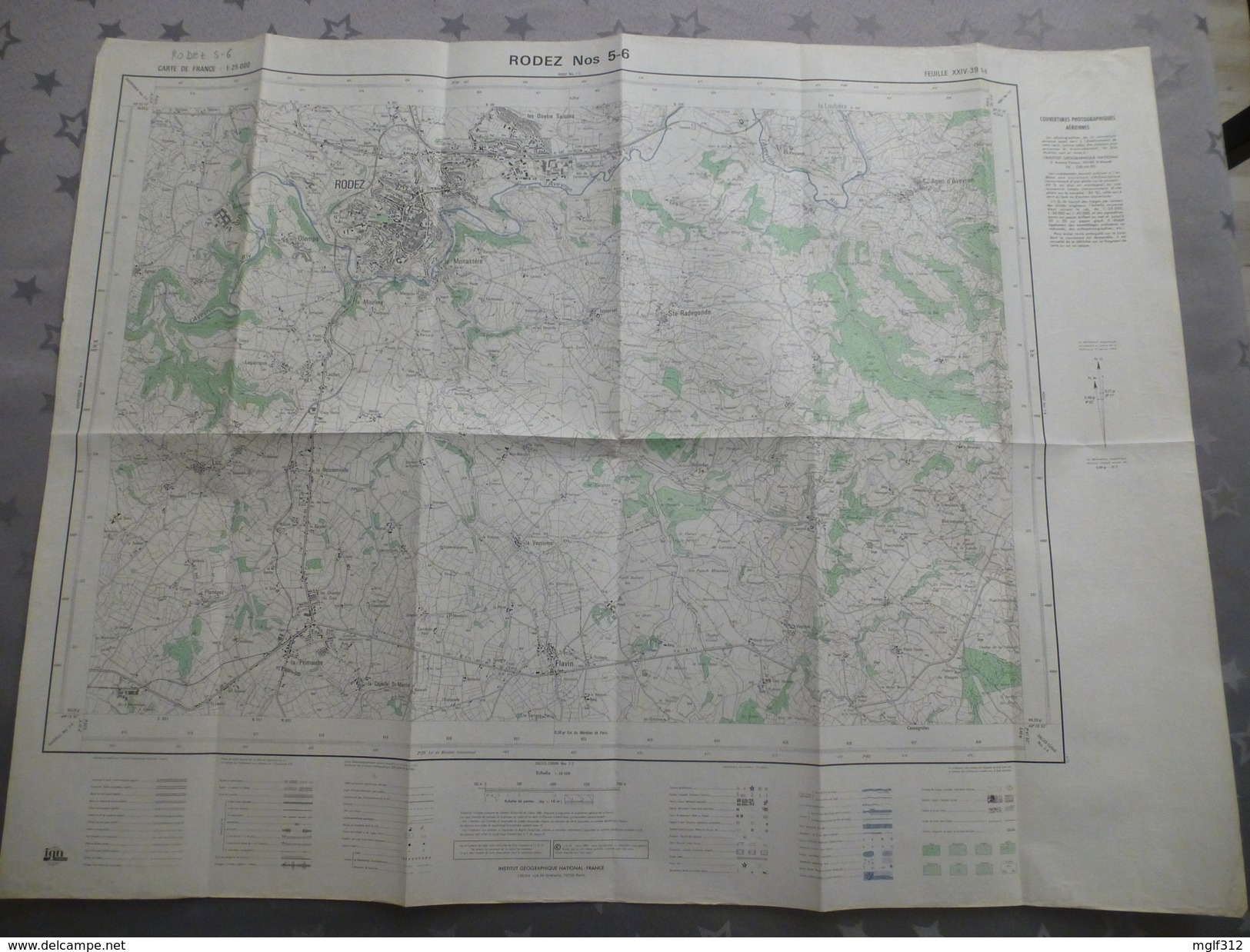 RODEZ (12) LOT De  2 CARTES  IGN Au 1/25000 - Détails Voir Les Scans - Topographical Maps