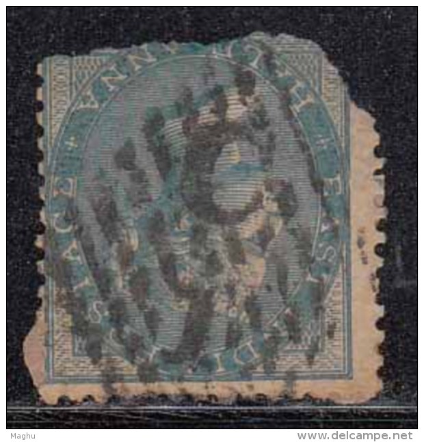 C 1 Madras  / Madras Circle / Cooper Type 6 / Renouf , British East India Used, Early Indian Cancellations, As Scan - 1854 East India Company Administration