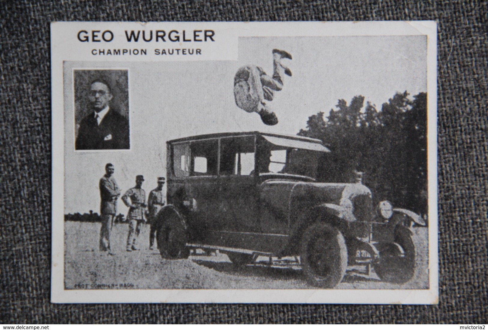 GEO WURGLER : Champion Sauteur. - Autres & Non Classés