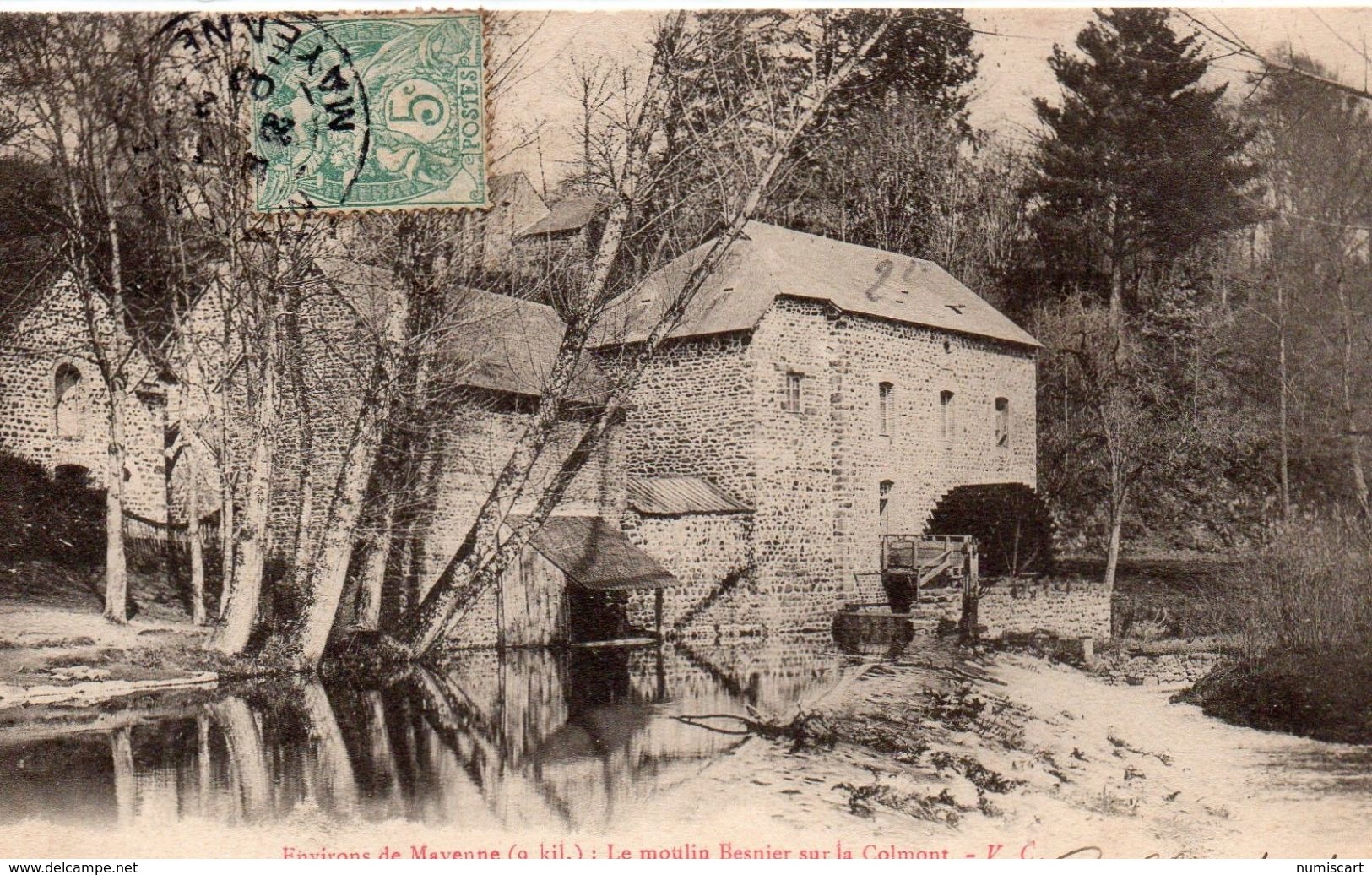 Mayenne Aux Environs Le Moulin Besnier Sur La Colmont Moulin à Eau - Otros & Sin Clasificación