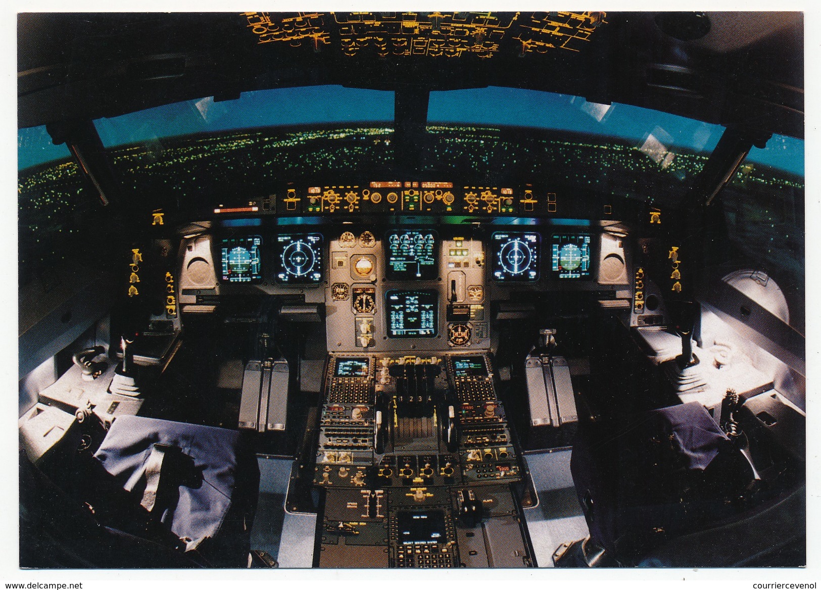 CPM - LUFTHANSA... Wilcommen Im Cockpit - Carte Publicitaire Année ? - Autres & Non Classés