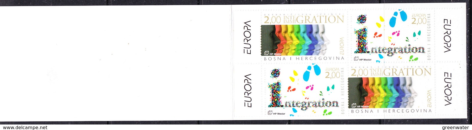 Europa Cept 2006 Bosnia/Herzegovina Mostar Booklet  ** Mnh (37261) - 2006