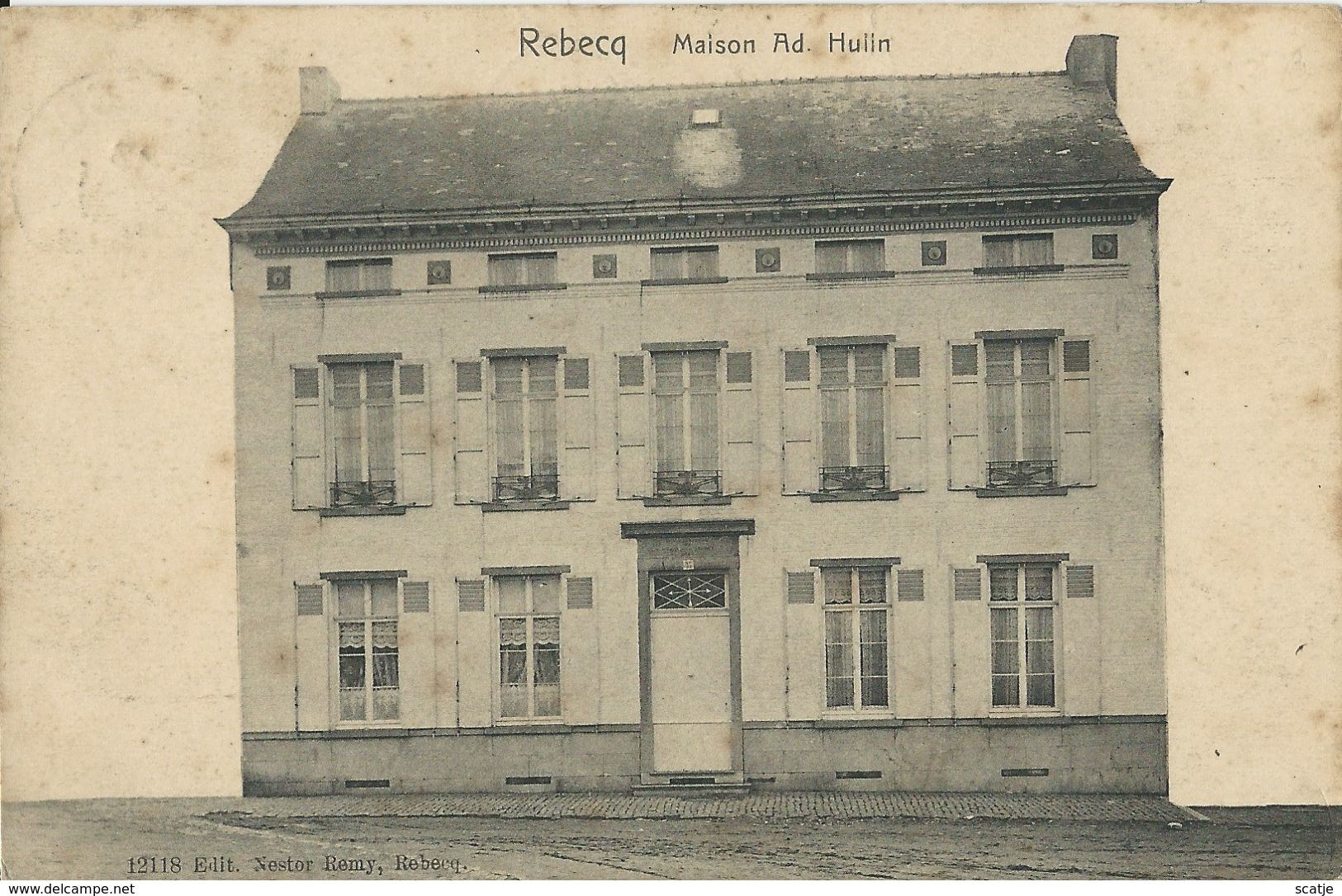 Rebecq    Maison  Ad  Hulin    -   1907   Naar   Clabecq - Rebecq