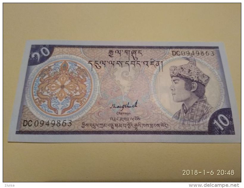 10 Ngultrum  1986 - Bhutan