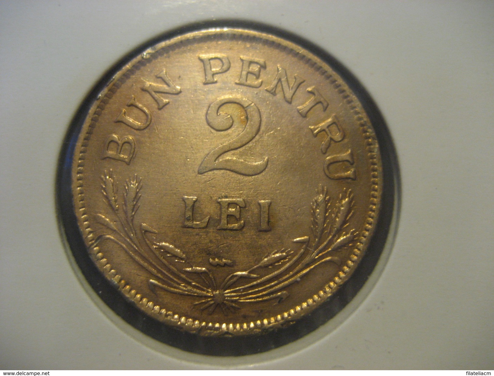 2 Lei 1924 ROMANIA Coin - Roemenië