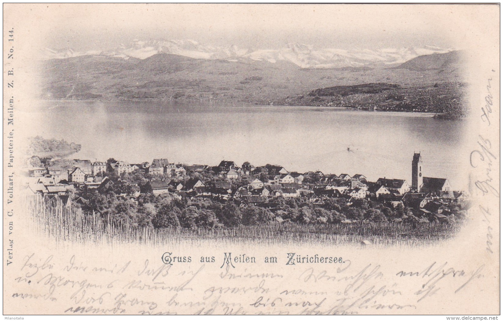 Gruss Aus Meilen Am Zürichsee (144) * 29. 8. 1903 - Meilen