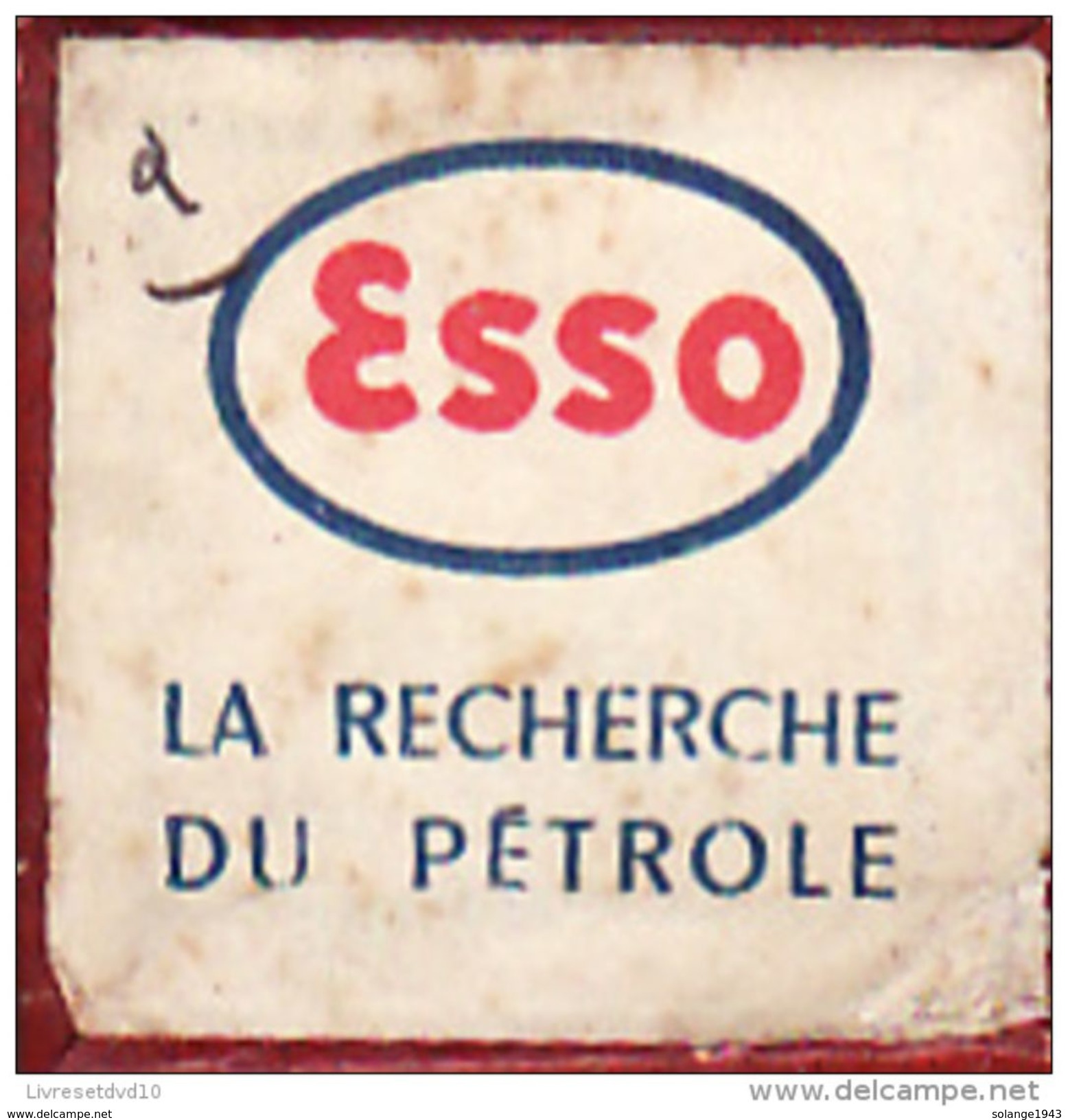 1 Film Fixe LA RECHERCHE DU PETROLE ESSO (ETAT TTB) - Bobines De Films: 35mm - 16mm - 9,5+8+S8mm