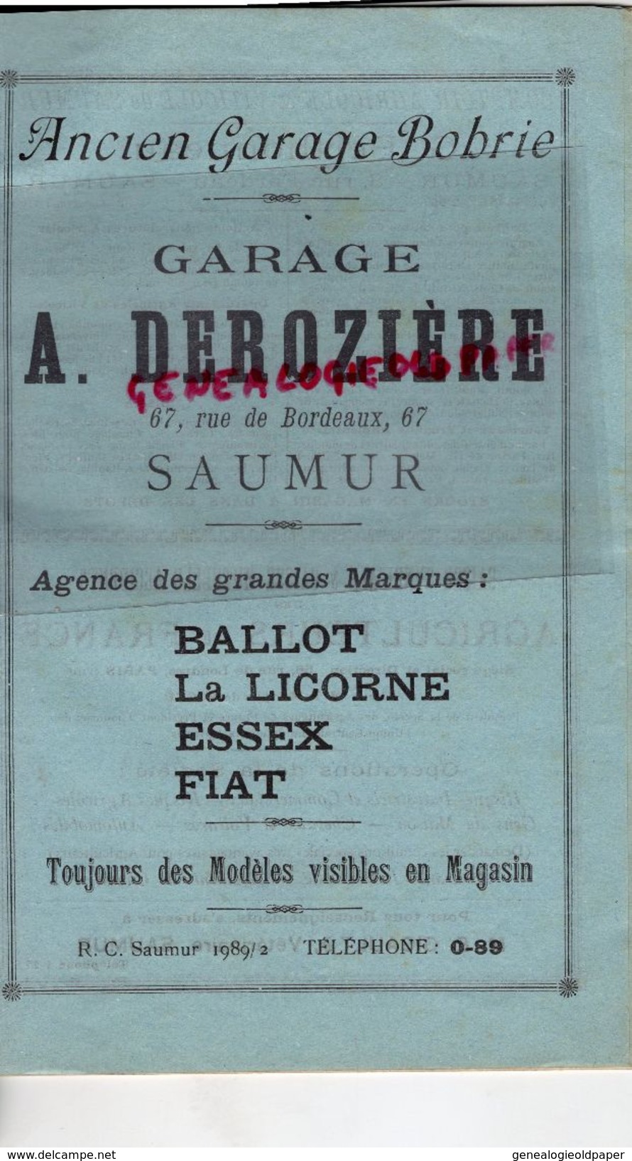 49- SAUMUR-CATALOGUE 26 E FOIRE AUX VINS- DOUE- 1931- M. GIGAULT-GAUGAIN-LORRAIN-CAPRETZ-ORCHESTRE LEMERT-GARAGE CORNU