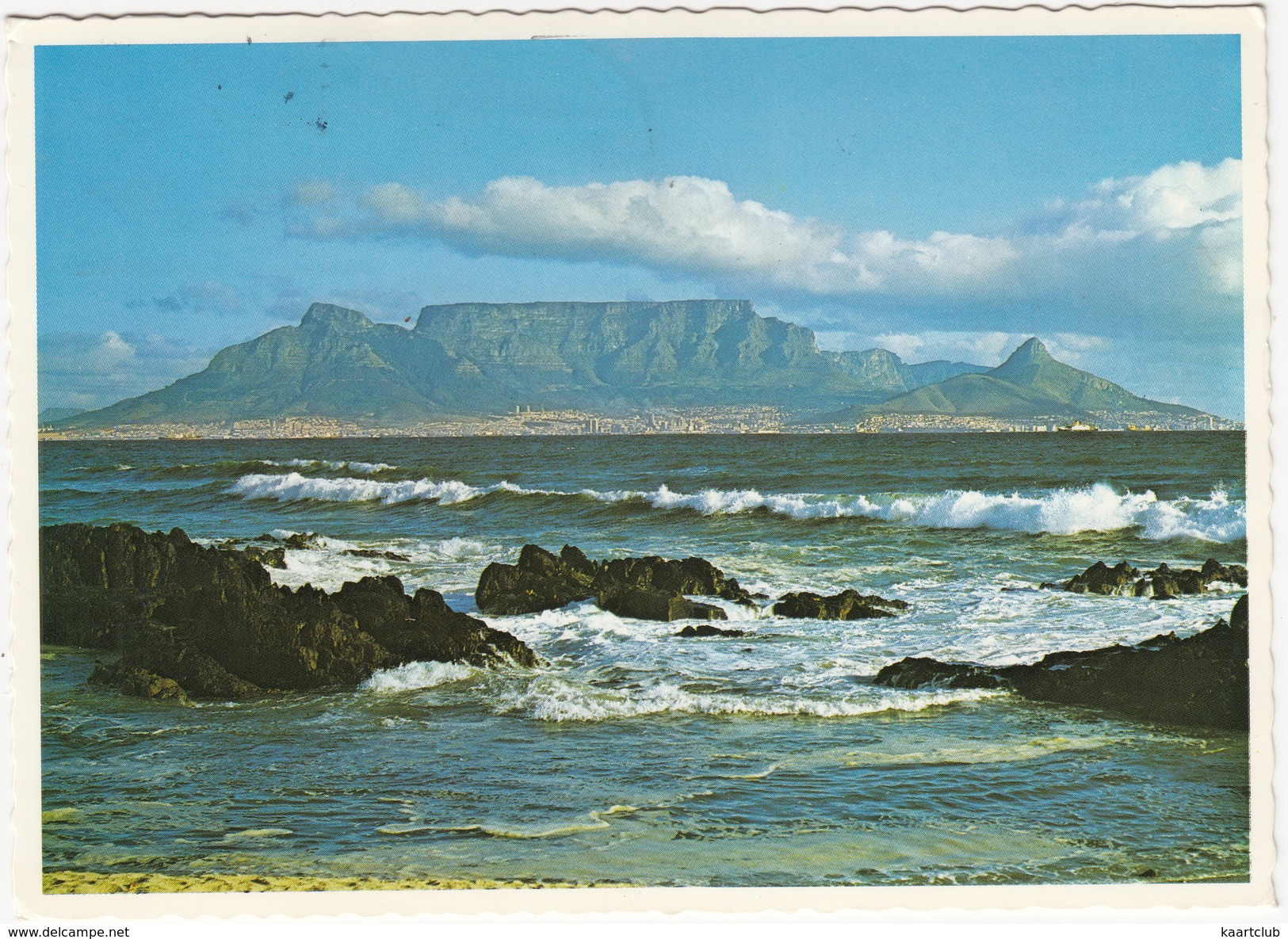 Cape Town: Table Mountain From Blouberg Strand  - (South Africa) - Zuid-Afrika
