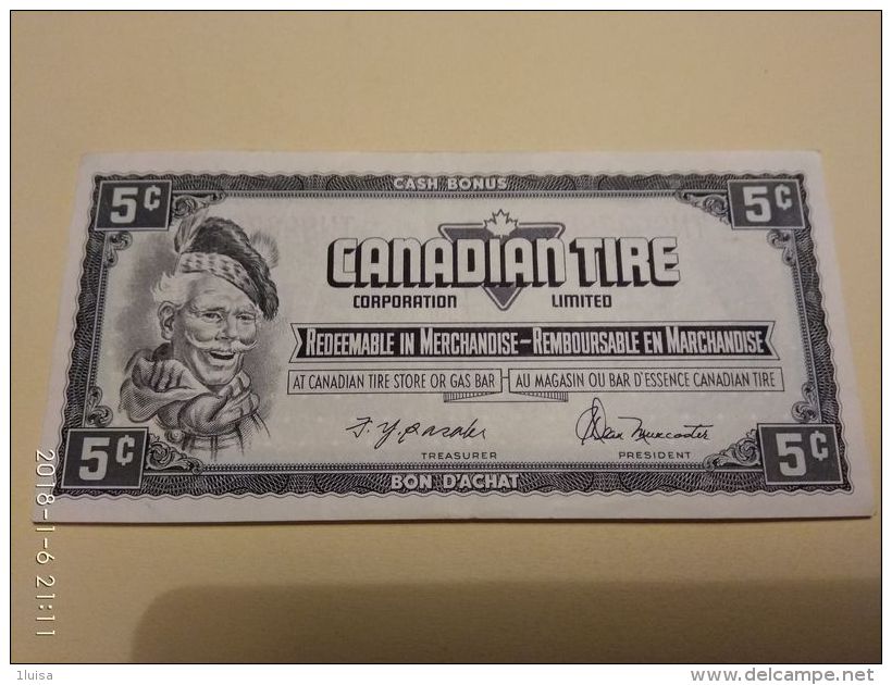 Canadian Tire 5 Cent - Kanada