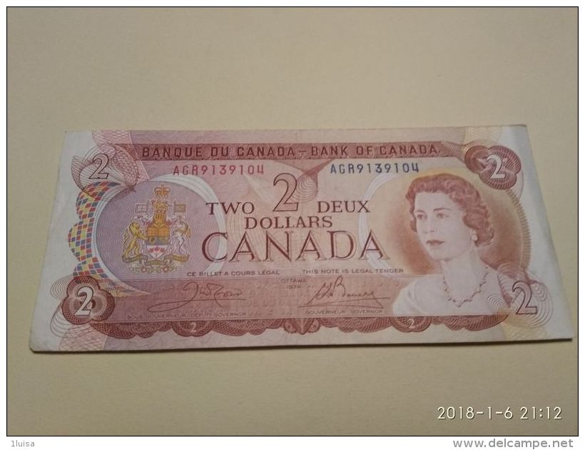 2 Dollars 1974 - Kanada