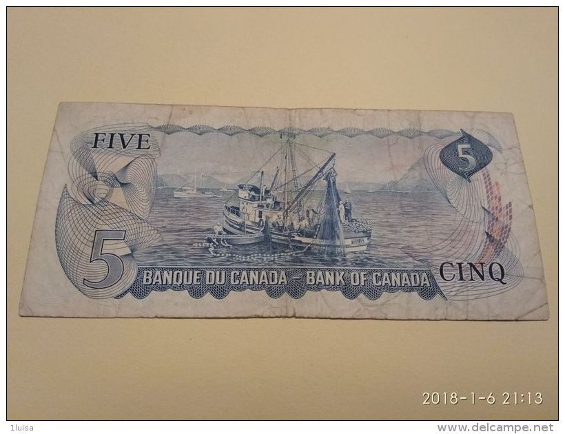 5 Dollars 1972 - Canada
