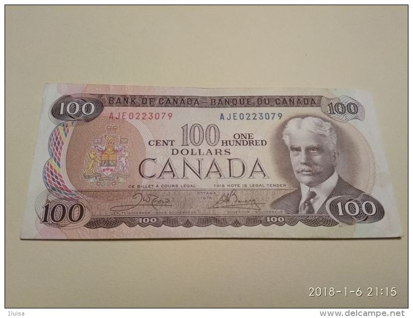 100 Dollars 1975 - Canada