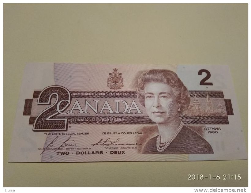 2 Dollars 1986 - Canada