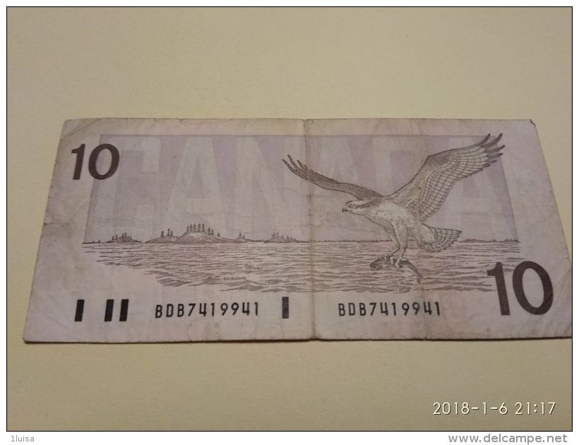 10 Dollars 1989 - Canada