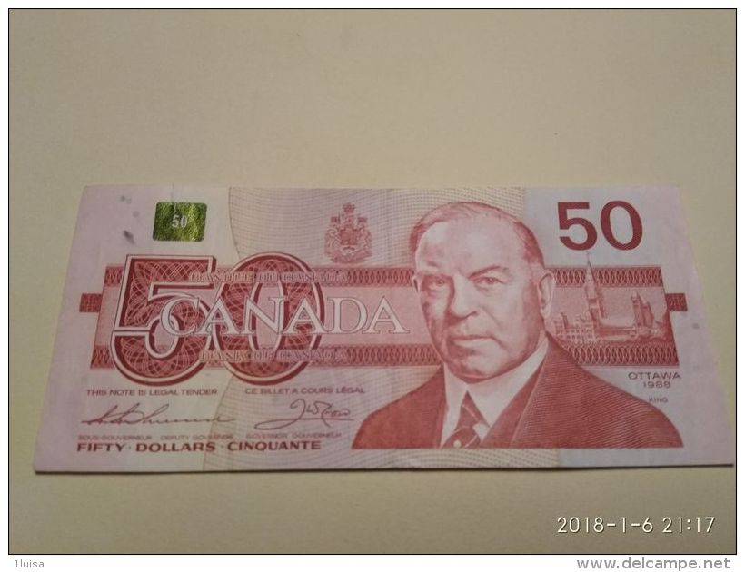 50 Dollars 1988 - Canada