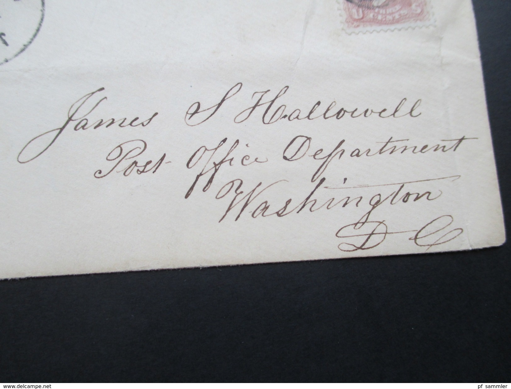 USA Ca. 1861 Nr. 18 EF Kenkintown A Borough (village) In Montgomery County. 4 Kreisstempel - Cartas & Documentos