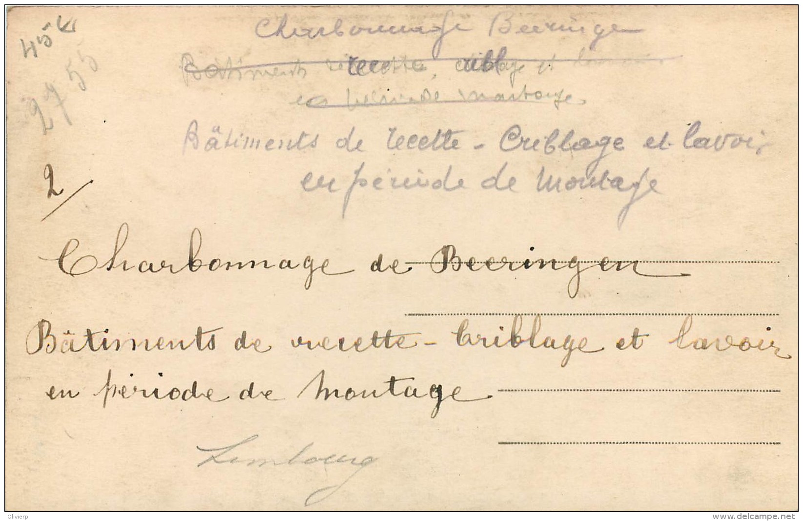 Carte-Photo - Charbonnage De Beeringen - Bâtiments De Recette  - Criblage Et Lavoir En Période De Montage - Beringen