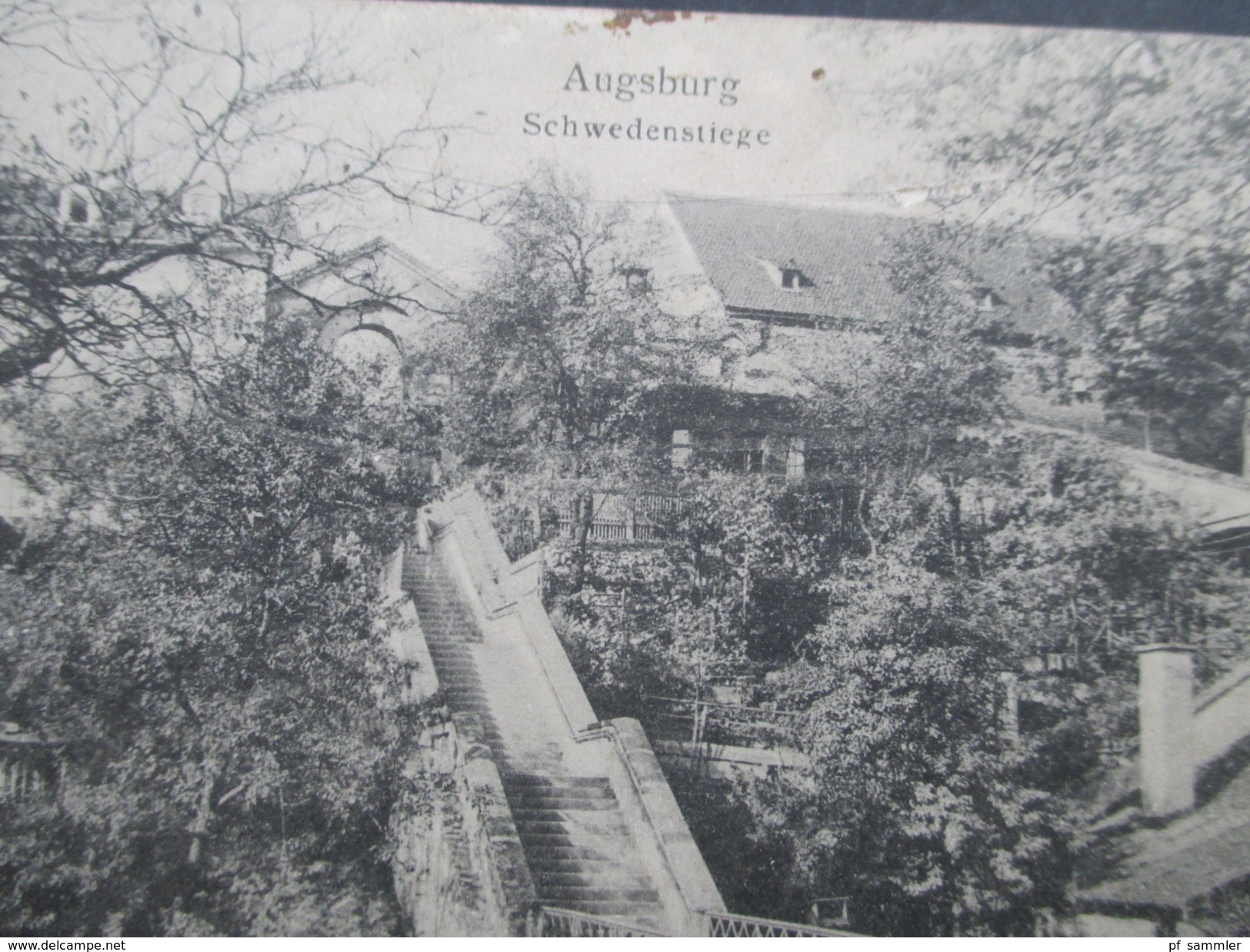 AK Altdeutschland 1912 Augsburg Schwedenstiege. Verlag A. Spanier, Augsburg! - Augsburg