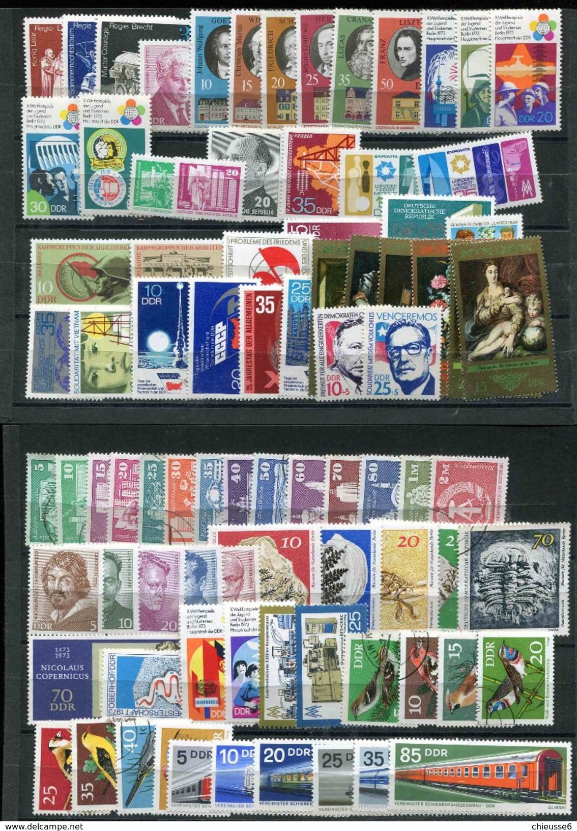 DDR **,*, Ob Année 1973  Presque Complète - Collections (without Album)