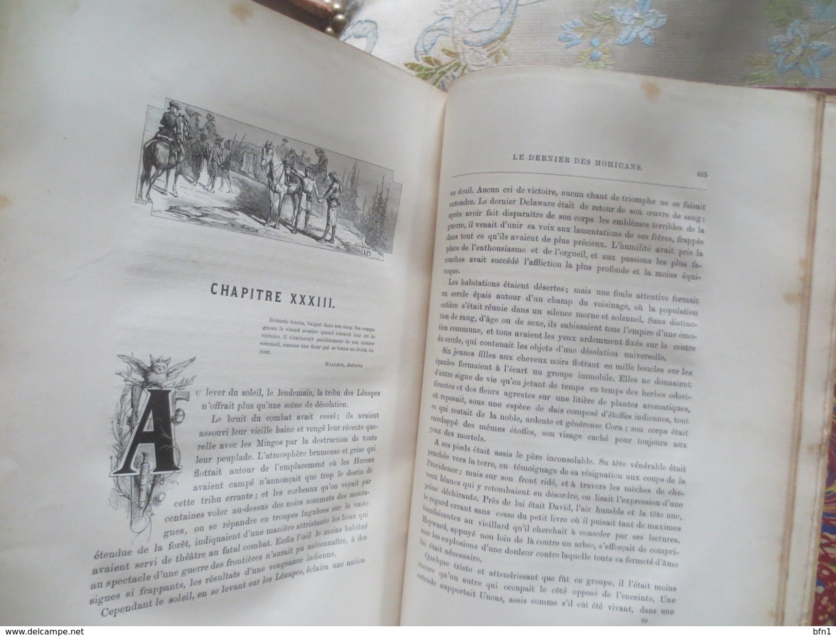 Cooper -1884- Le Dernier des Mohicans. Traduction de P. Louisy. Dessins de Andriolli - FIRMIN DIDOT