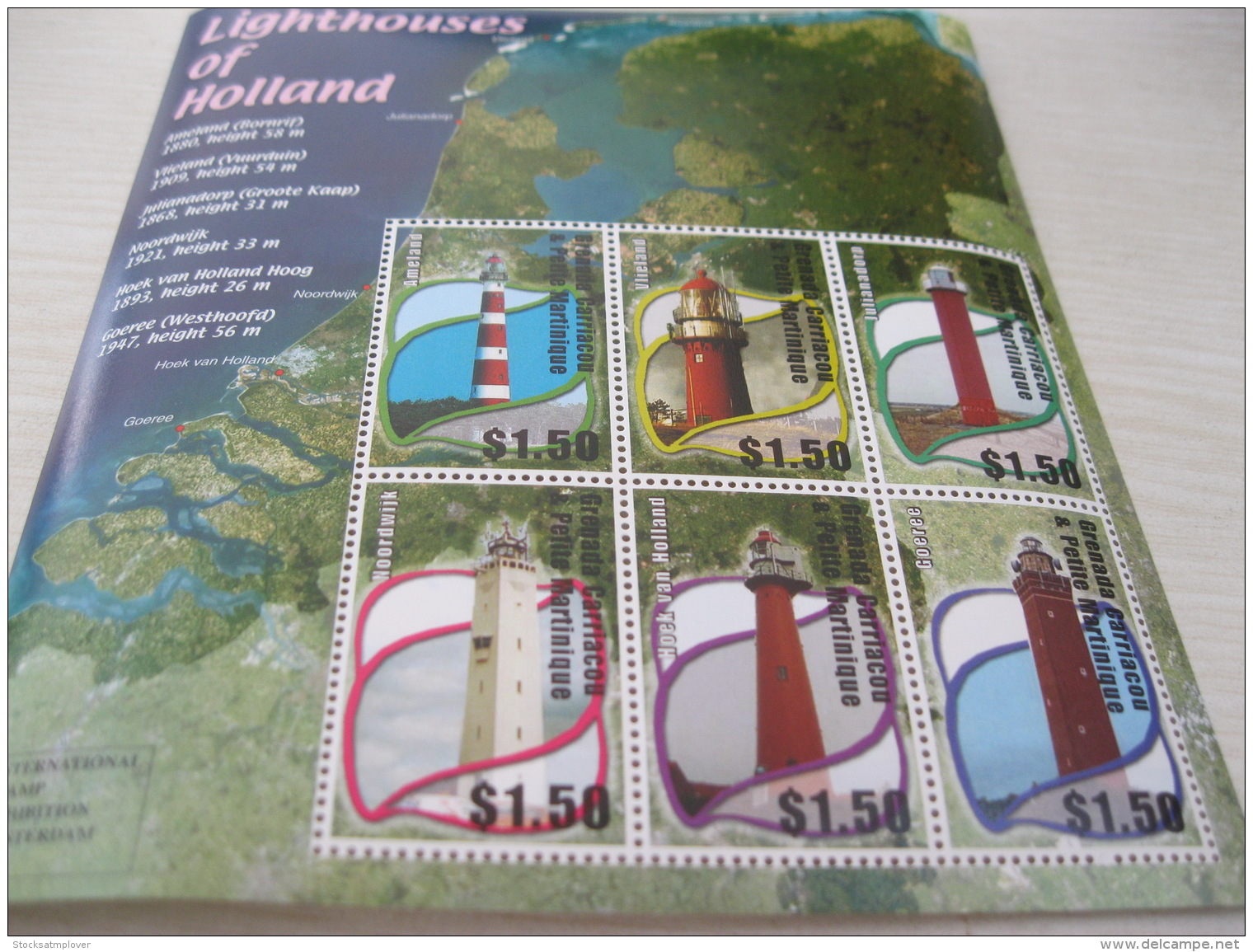 GRENADA CARRAICOU &amp; PETITE MARTINIQUE  Lighthouses Of Holland - Grenada (1974-...)