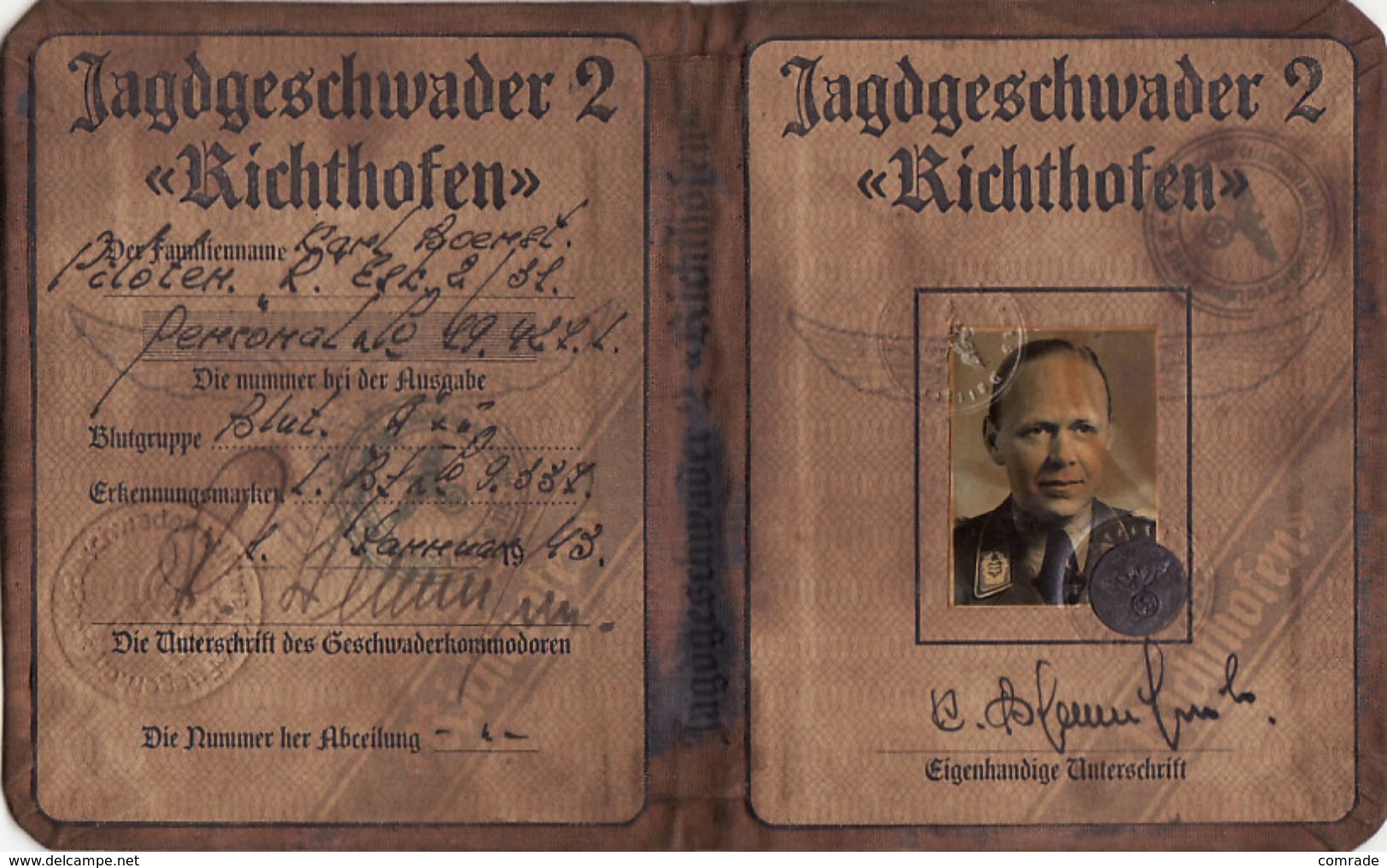 DOCUMENT III Reich. Nazi WW2 Germany. - Documents