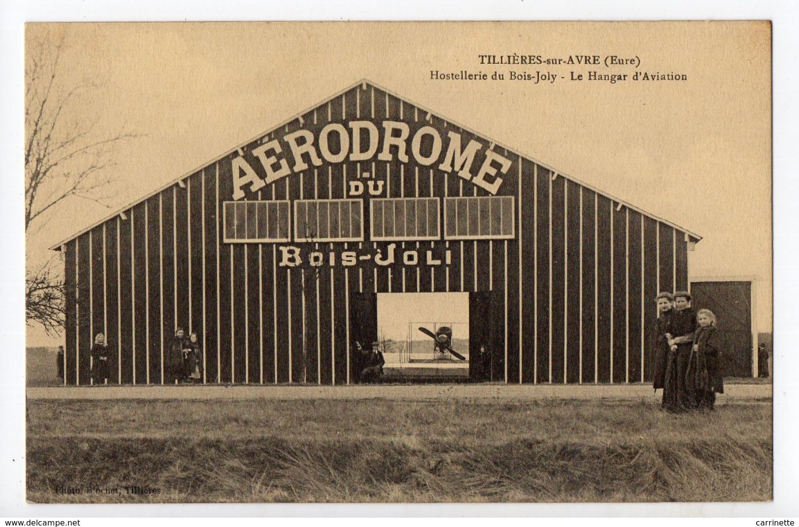 TILLIERES Sur AVRE - 27 - Eure - Le Hangar D'Aviation Du Bois Joli - Aérodrome - Tillières-sur-Avre