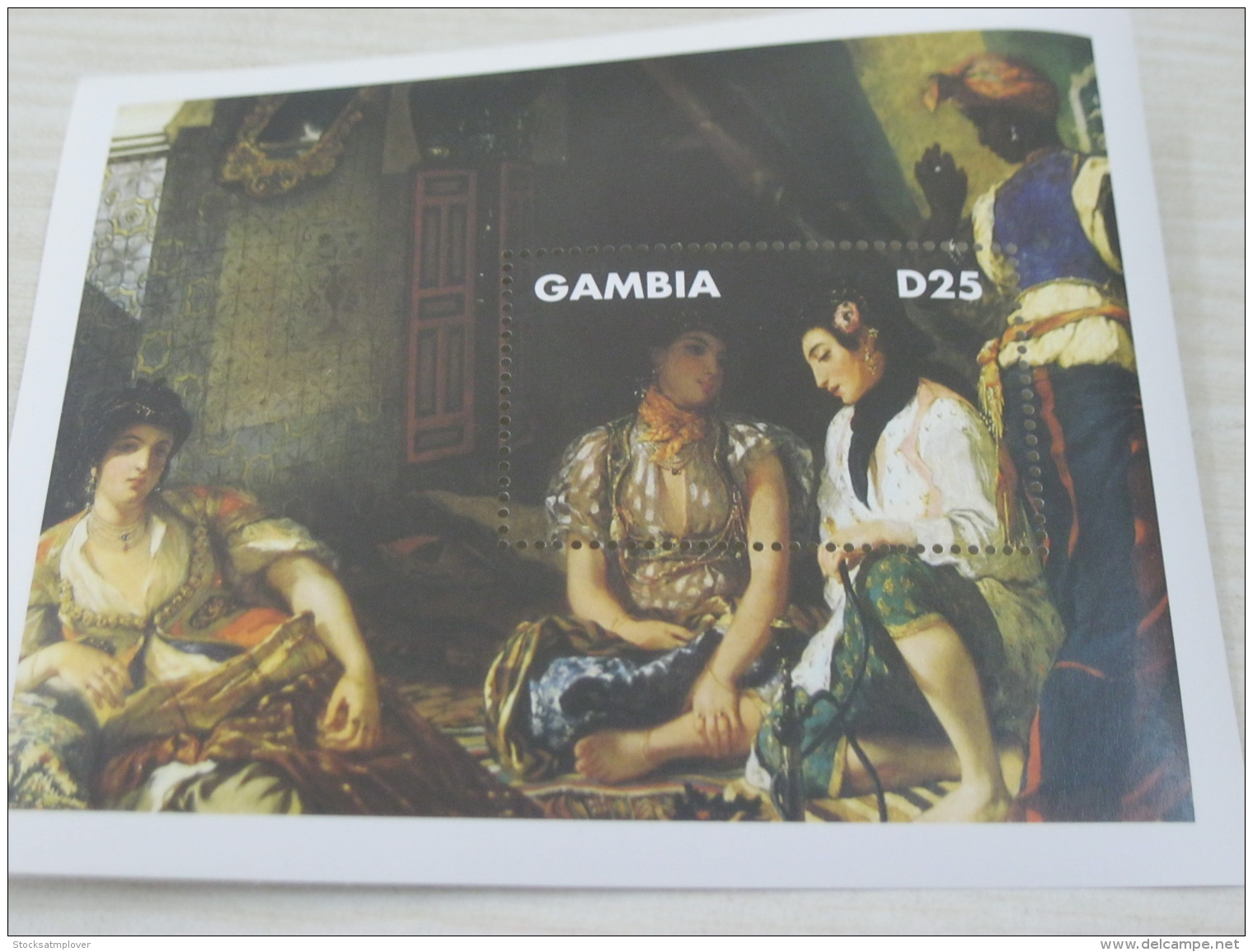 Gambia Art Painting Delacroix - Gambia (1965-...)