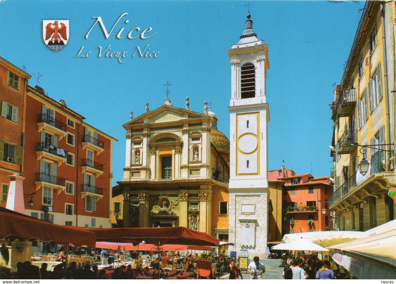 CPM - F - ALPES MARITIMES - NICE - VIEUX NICE - CATHEDRALE SAINT REPARATE - PLACE ROSSETTI - Plätze