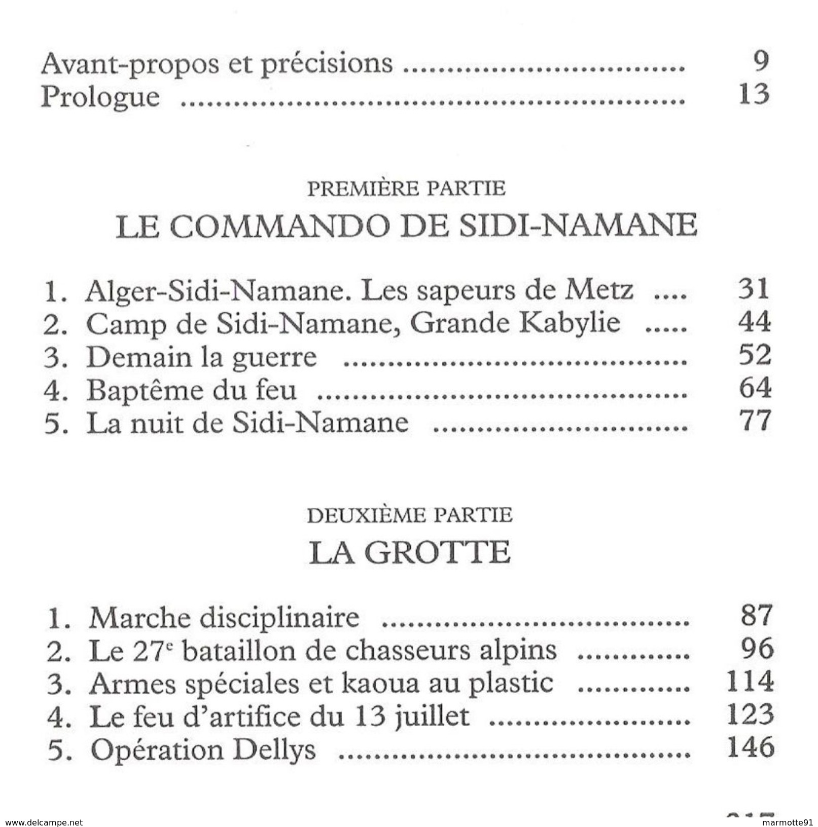 COMMANDO SPECIAL GROTTE GAZ COMBAT ALGERIE 1959 1960 RECIT VOLONTAIRE SECTION GENIE 27e DIA - Frans