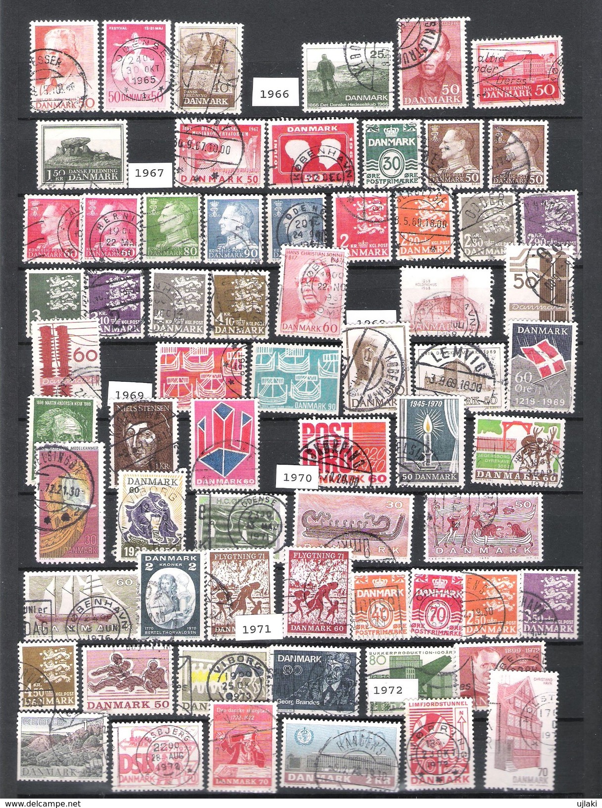 DANEMARK: Royaume Mini Collection De 520 TP  Ttes époques: De 1904 ;;;1991 + 1992.1994.2016 - Verzamelingen
