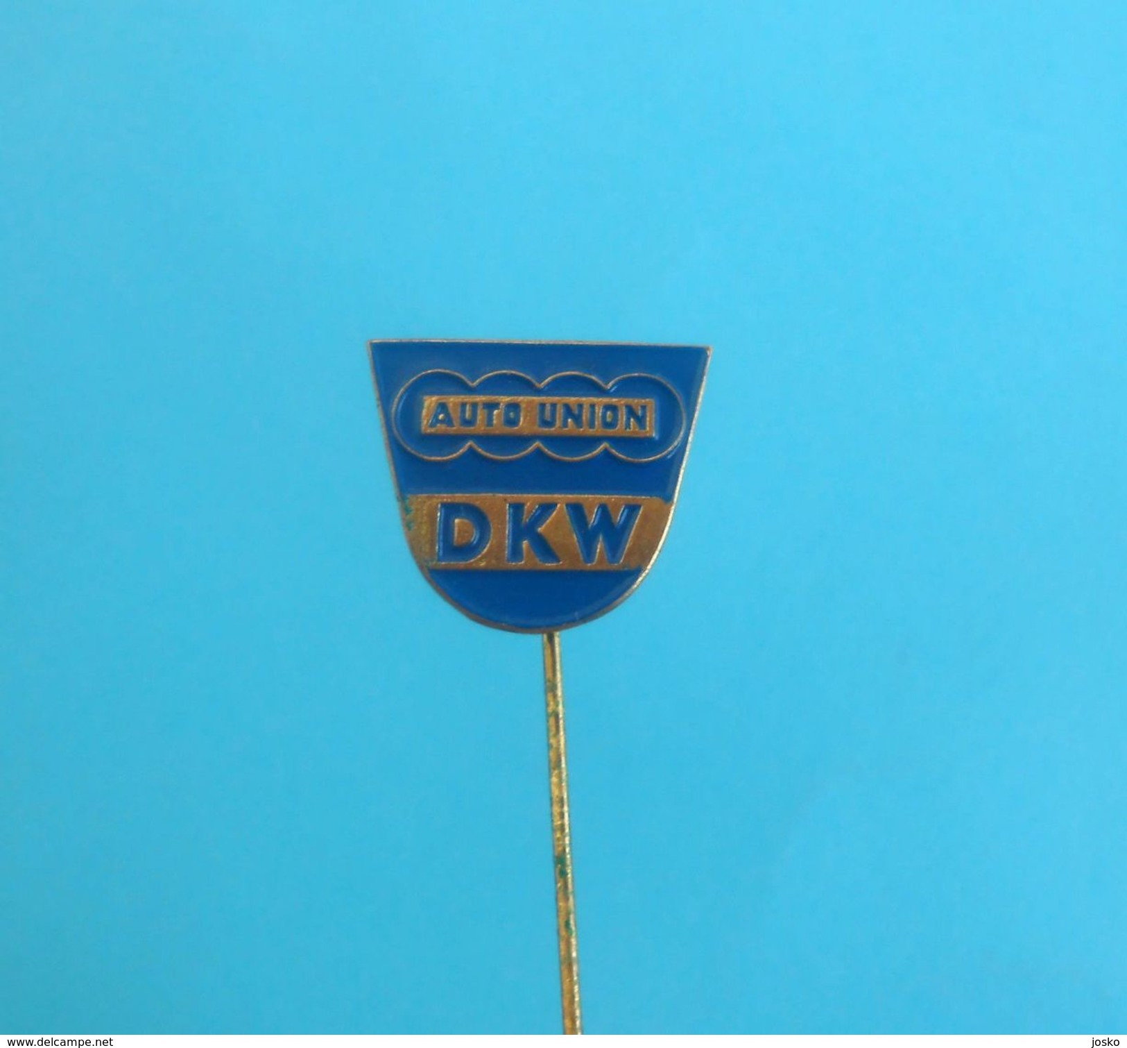 AUTO UNION - DKW ... AUDI ... Germany Old Rare Pin Badge Anstecknadel Automobile Auto Automobil Abzeichen Distintivo - Audi